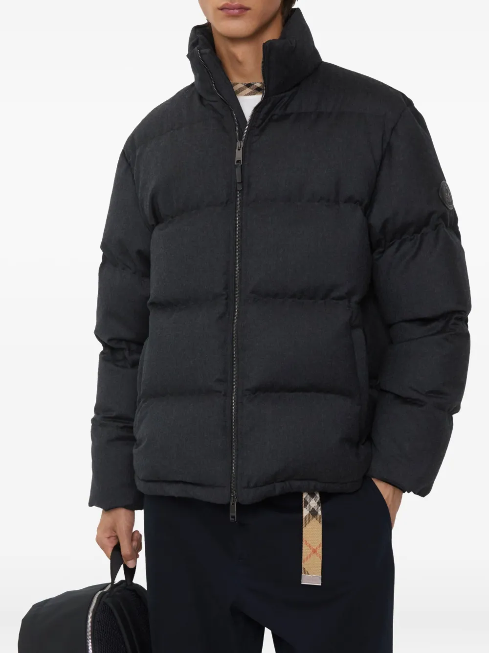Burberry Knight-stamp wool puffer jacket | Down Jackets | Image 2