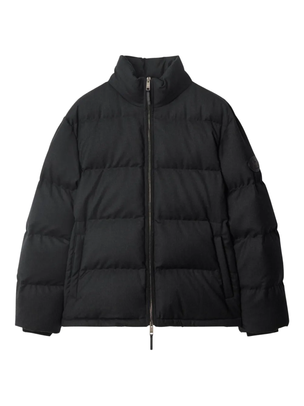 Burberry Knight-stamp wool puffer jacket | Black | Image 1