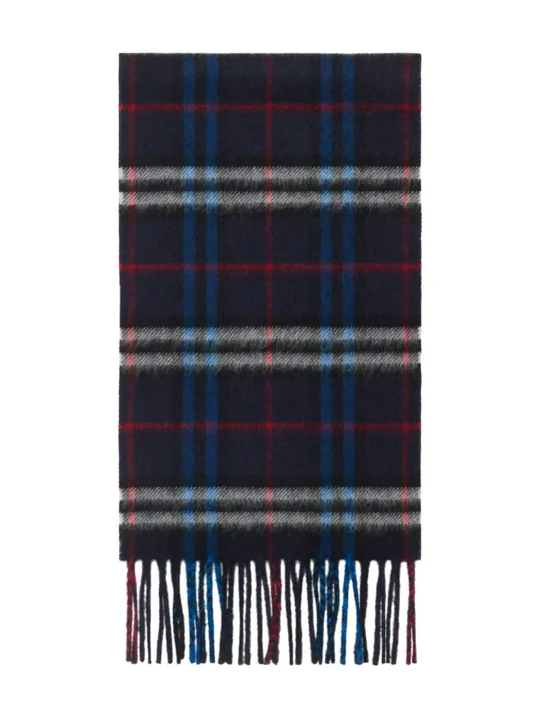 Check Cashmere Scarf Burberry Scarf For Kids Burberry Unisex
