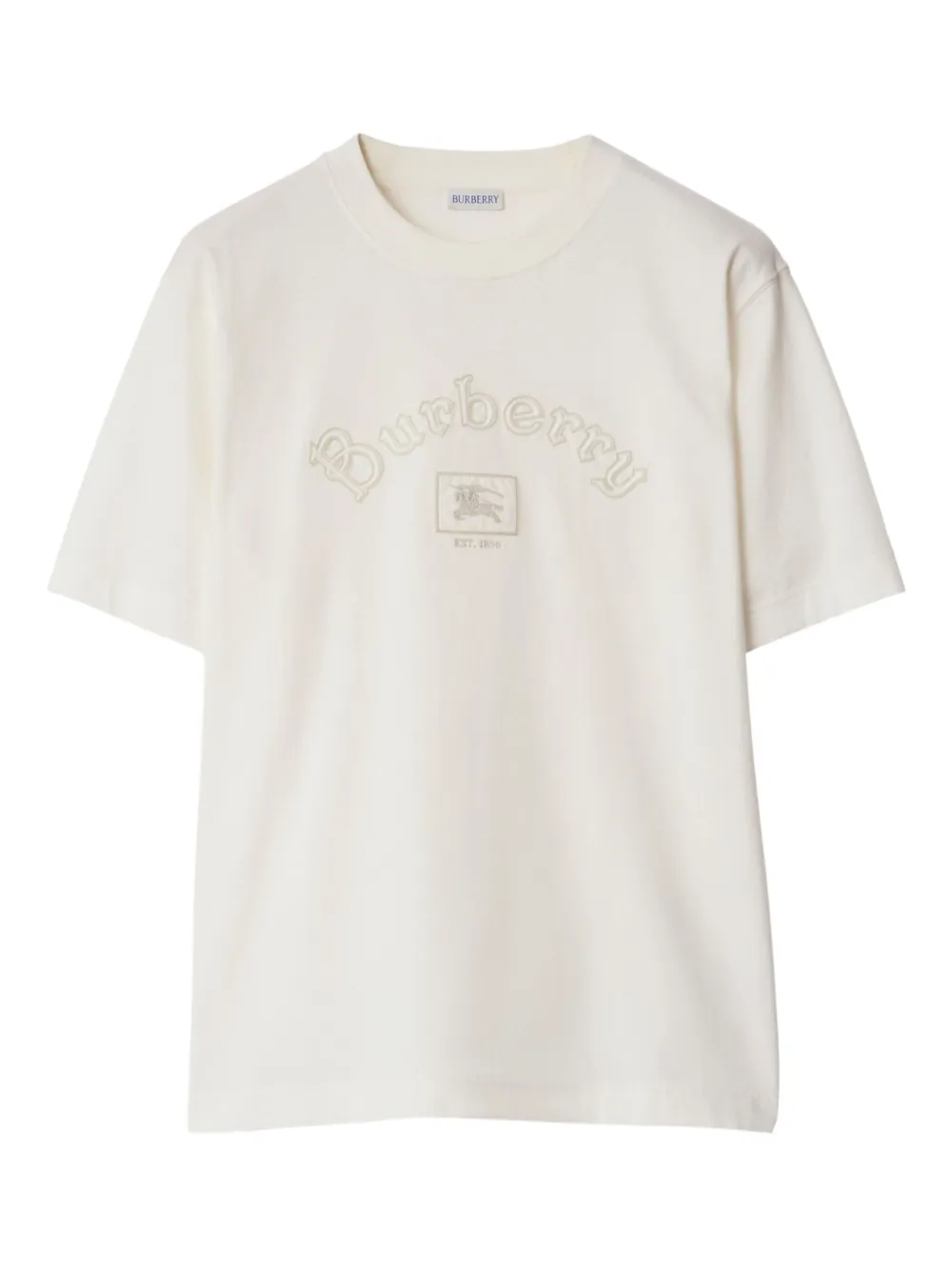 Burberry Equestrian Knight-logo T-shirt Wit
