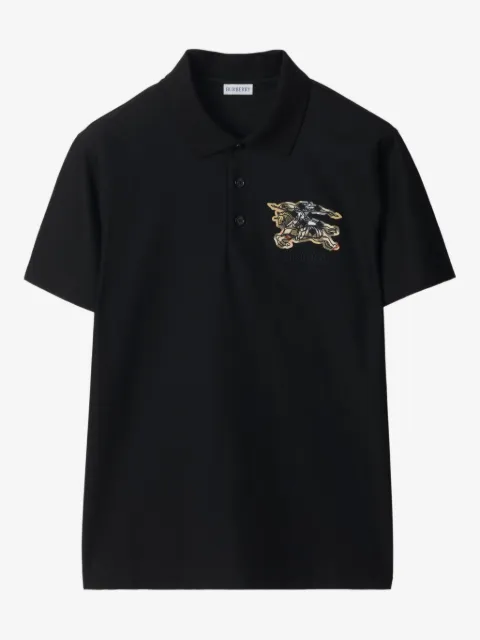 Burberry Equestrian Knight Design polo shirt