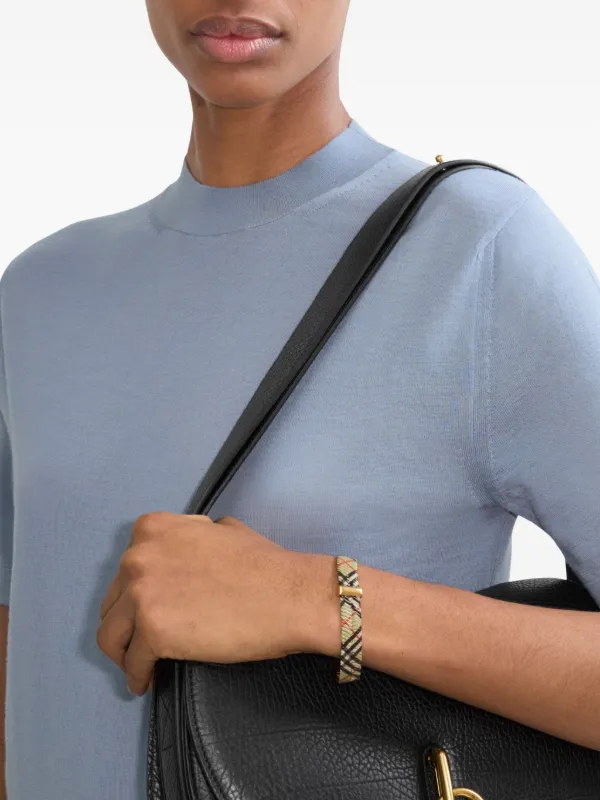 Burberry Classic ブレスレット Burberry Check-print lobster-clasp Bracelet | Gold | FARFETCH