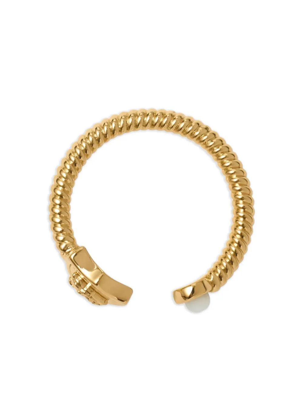 Burberry Shield ring met parel - Goud