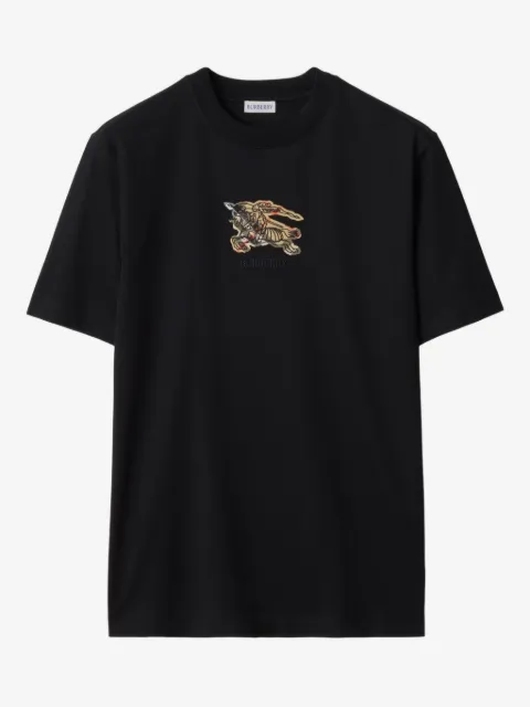 Burberry Equestrian Knight-check cotton T-shirt