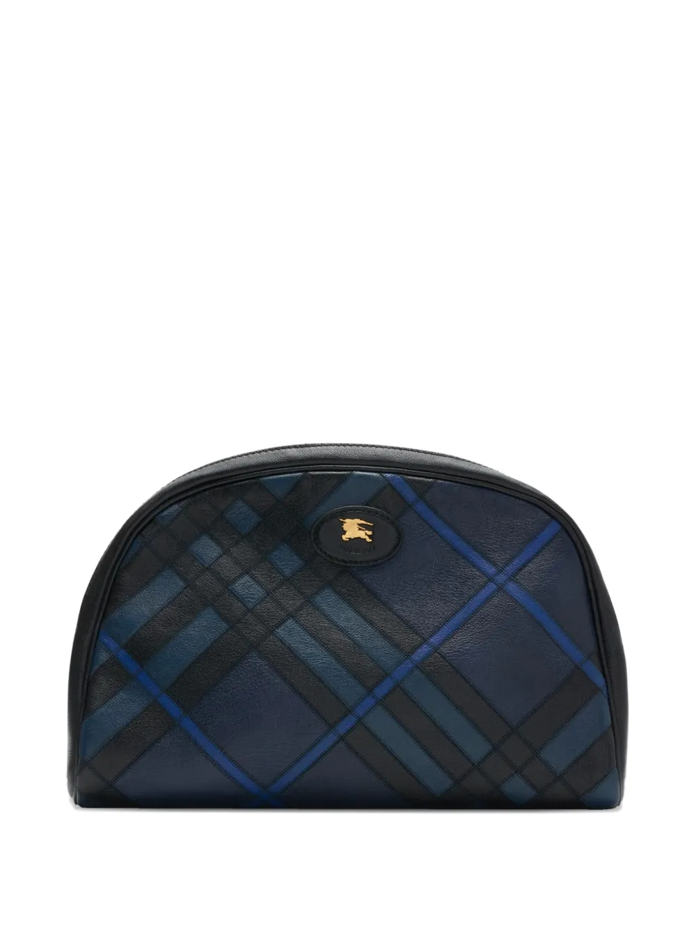 Burberry Trousse da bagno a quadri - Blu