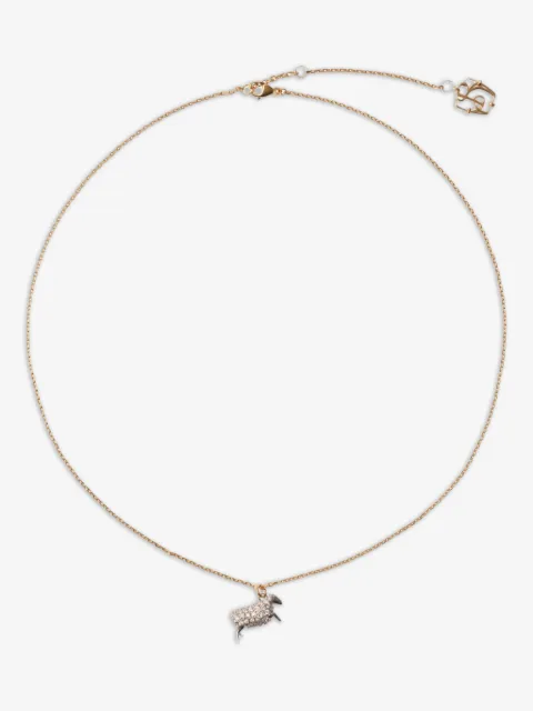 Burberry Sheep charm necklace