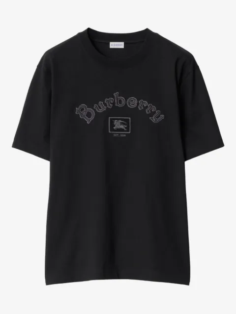 Burberry playera con logo Equestrian Knight