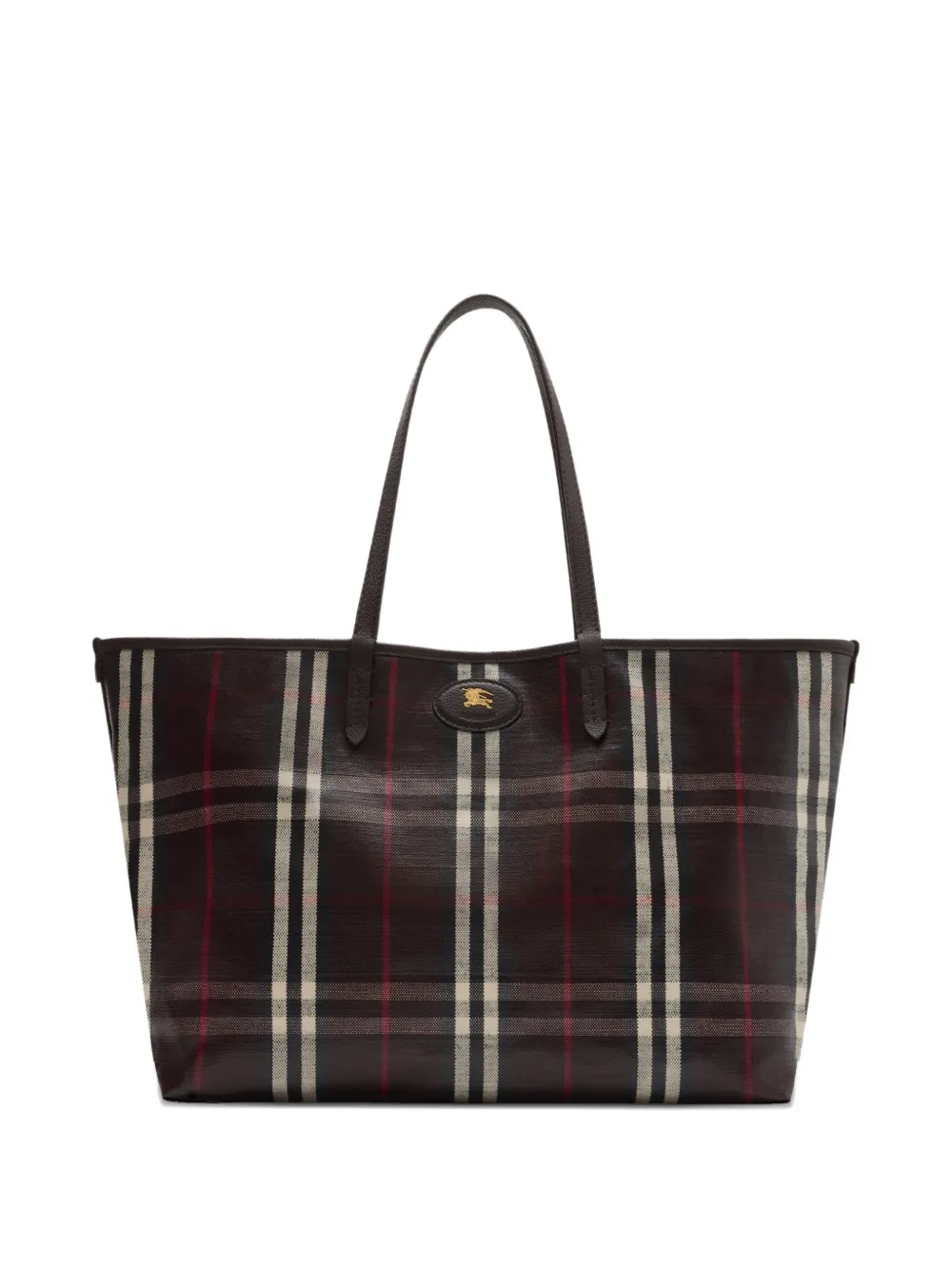 Burberry Highlands check tote bag - Bruin