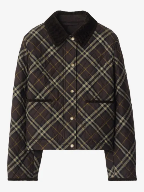 Burberry 格纹绗缝夹克