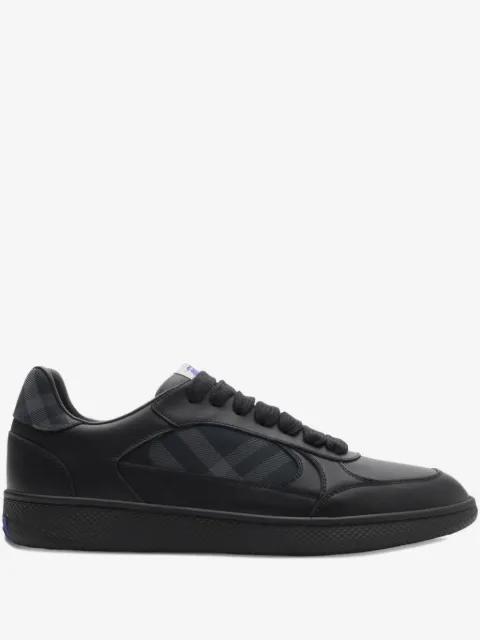 Burberry leather and Check Terrace sneakers