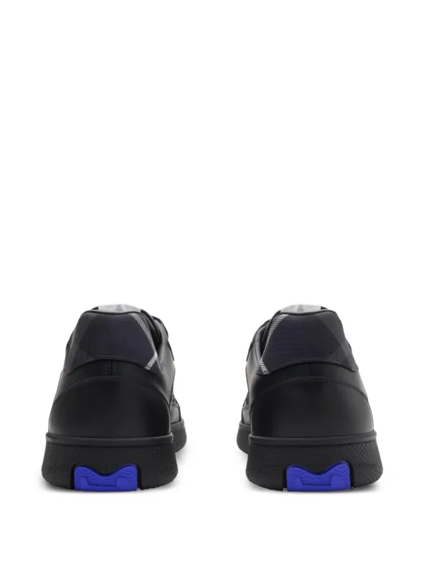 Burberry Terrace Check Sneakers | Black | FARFETCH