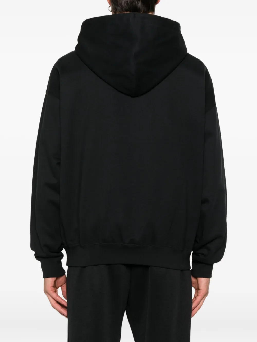 Y-3 logo hoodie Zwart
