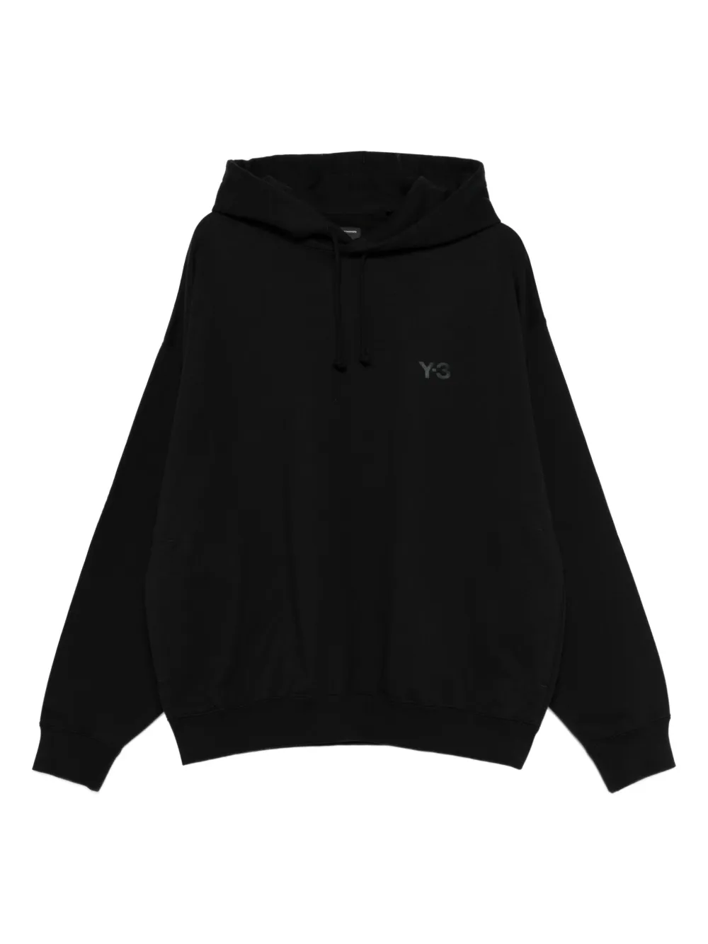 Y-3 logo hoodie Zwart