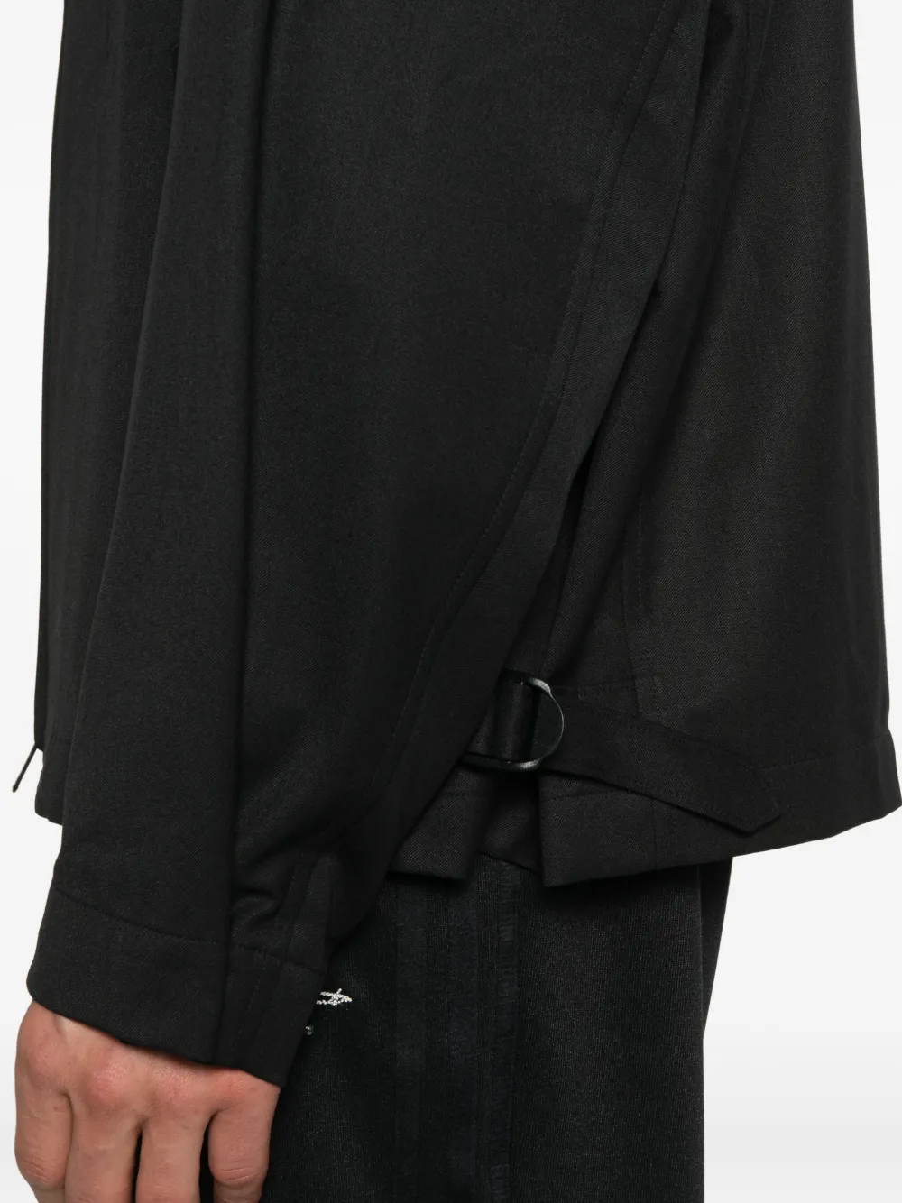 Y-3 zip-fastening jacket Zwart