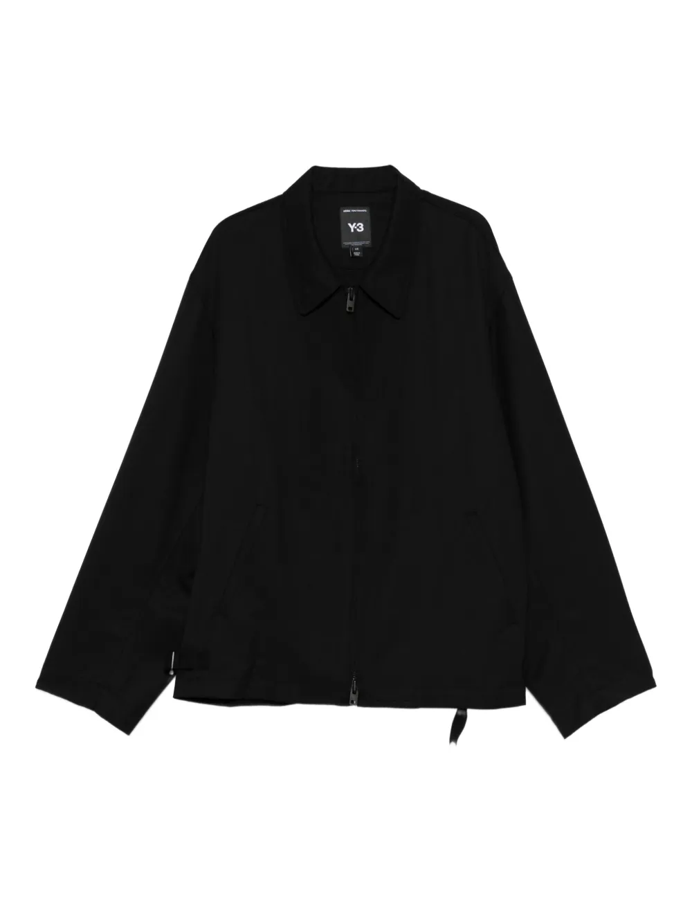 Y-3 zip-fastening jacket Zwart