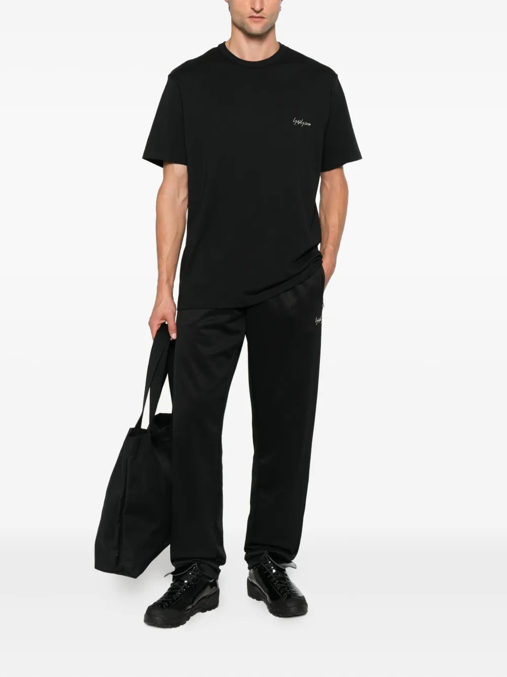 Y-3 logo T-shirt Zwart