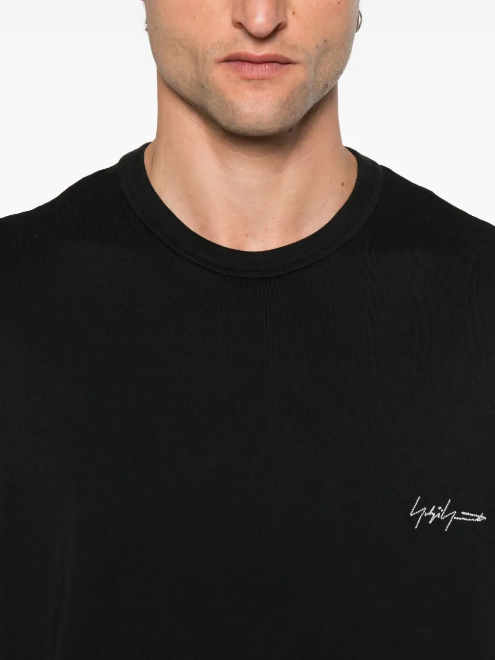 Y-3 logo T-shirt Zwart