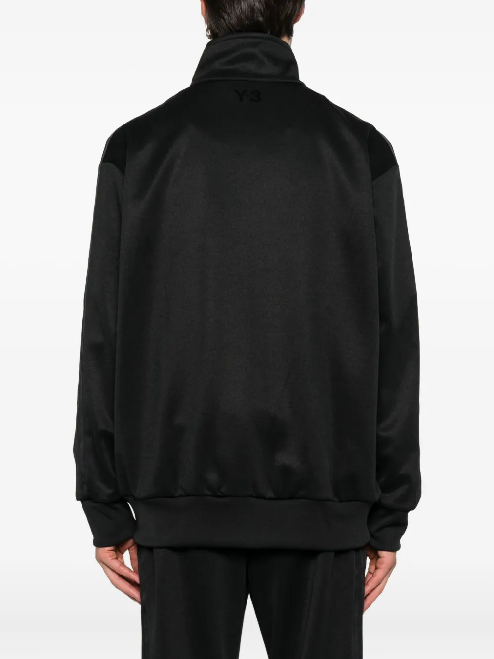 Y-3 high-neck jacket Zwart
