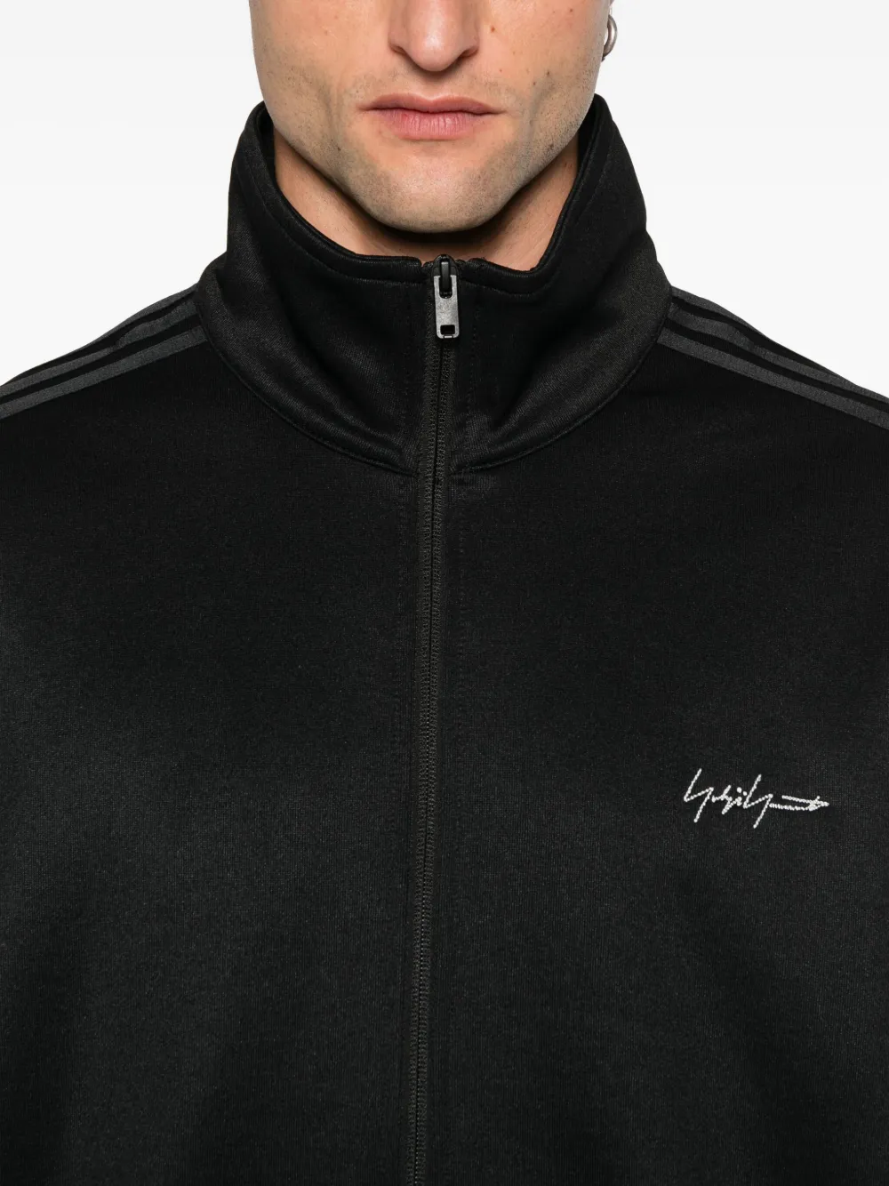 Y-3 high-neck jacket Zwart