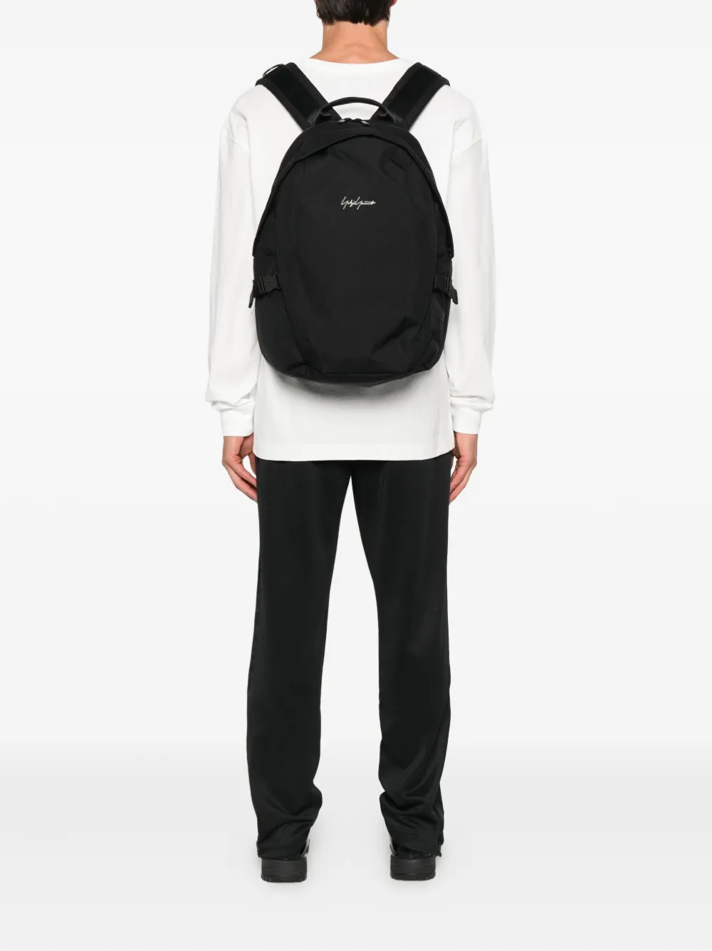 Y-3 Rugzak met logo Zwart