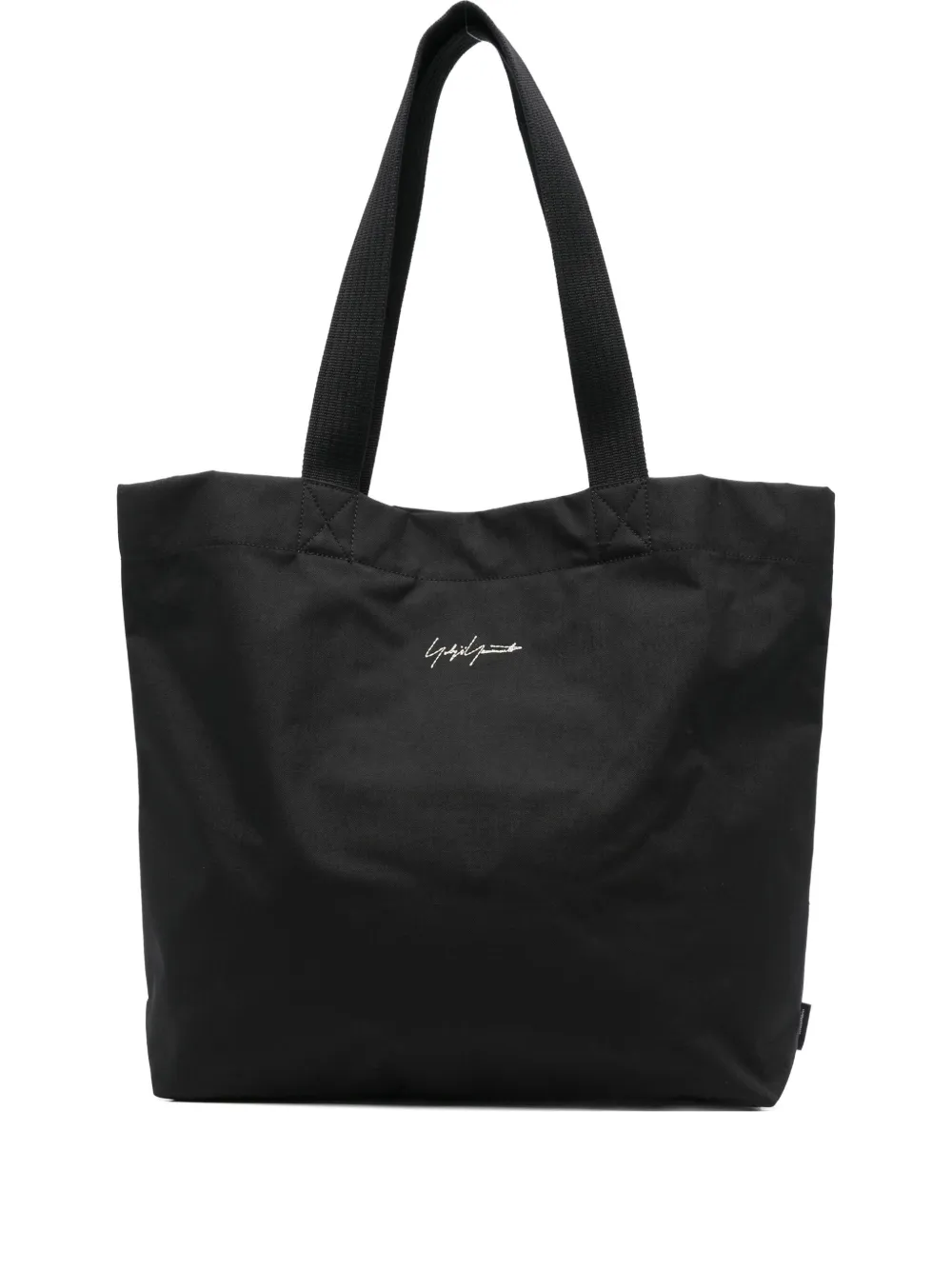 Y-3 Shopper met geborduurd logo Zwart