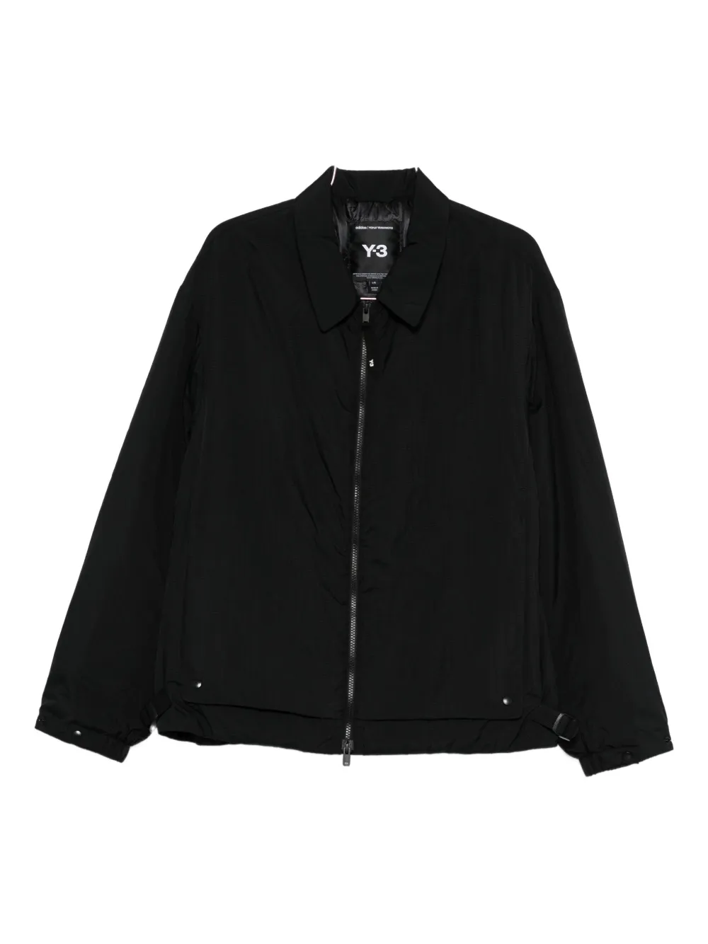 Y-3 Zip-fastening Jacket In Black