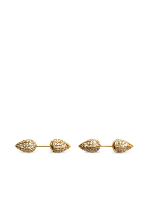 Burberry Small Spear pavé-set earrings