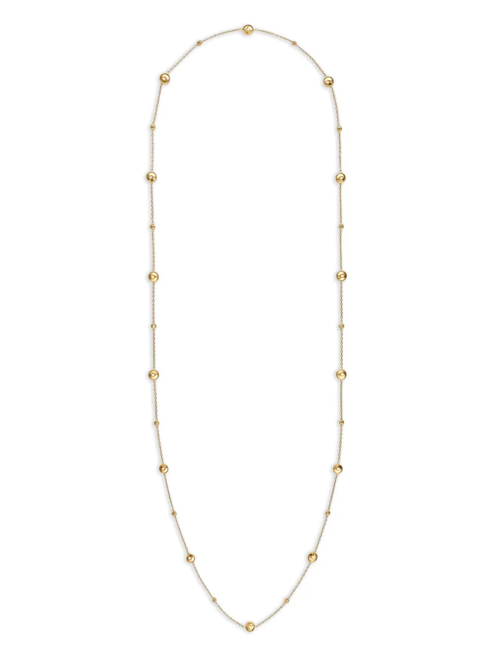 Burberry serling silver hollow-medallion necklace - Gold