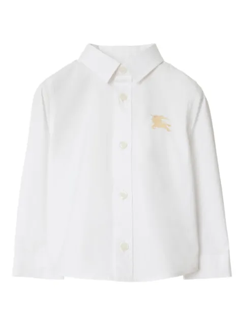 Burberry Kids Equestrian Knight embroidered shirt