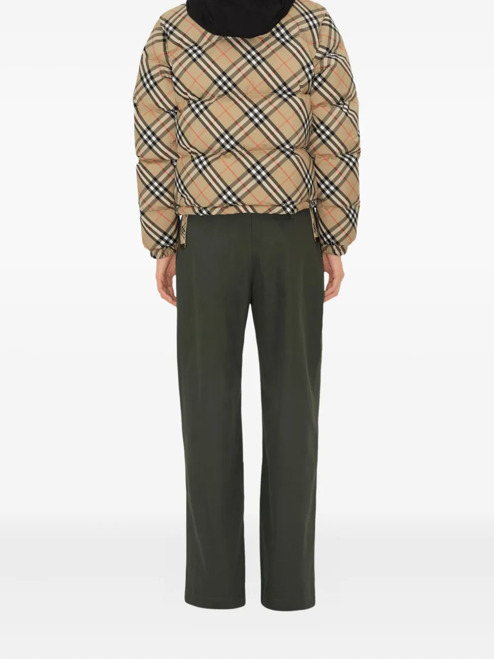 Burberry Donsjack met Vintage Check-patroon Beige