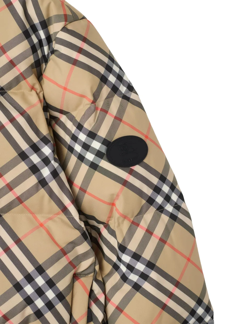 Burberry Donsjack met Vintage Check-patroon Beige