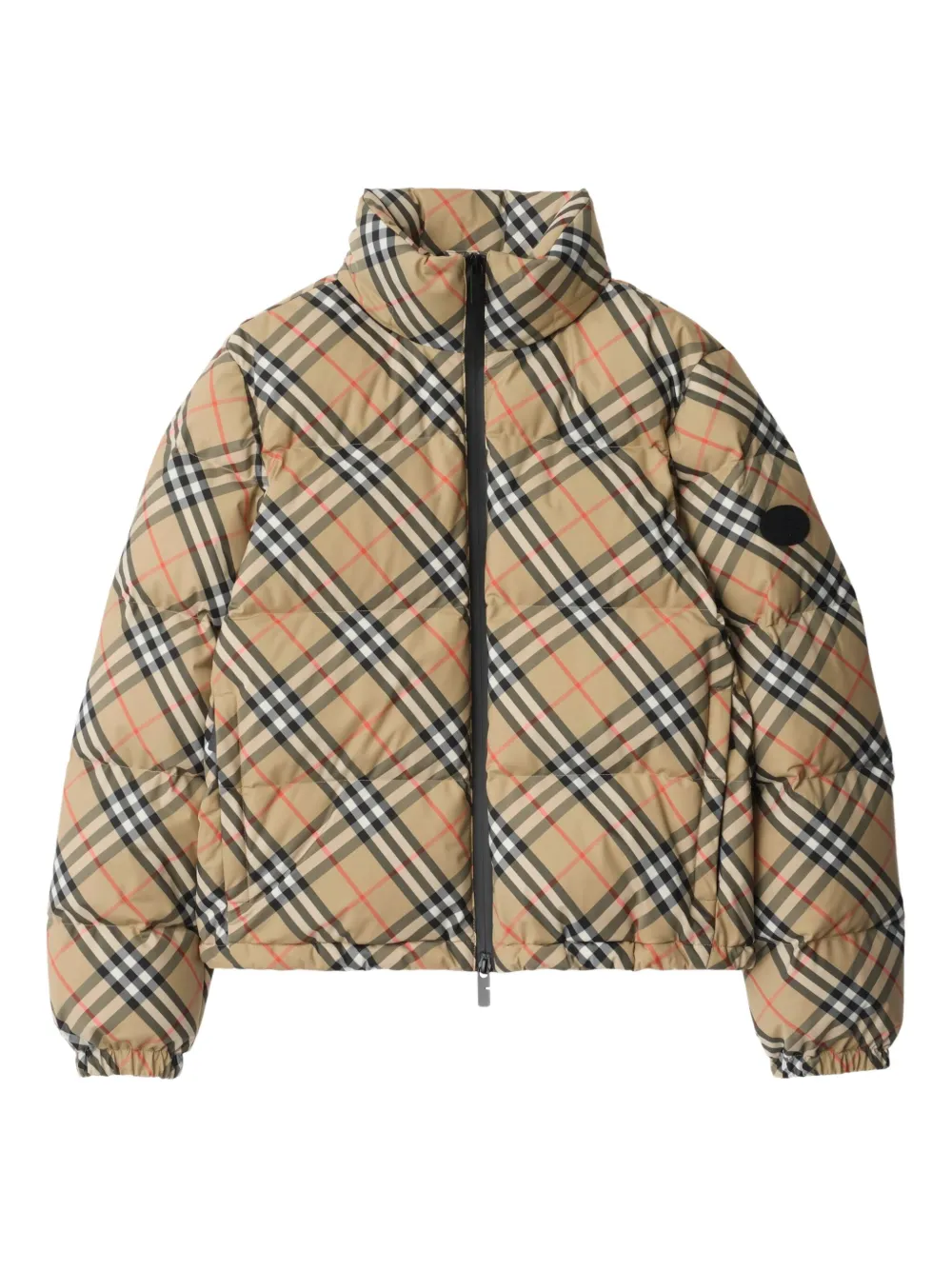 Burberry Donsjack met Vintage Check-patroon Beige
