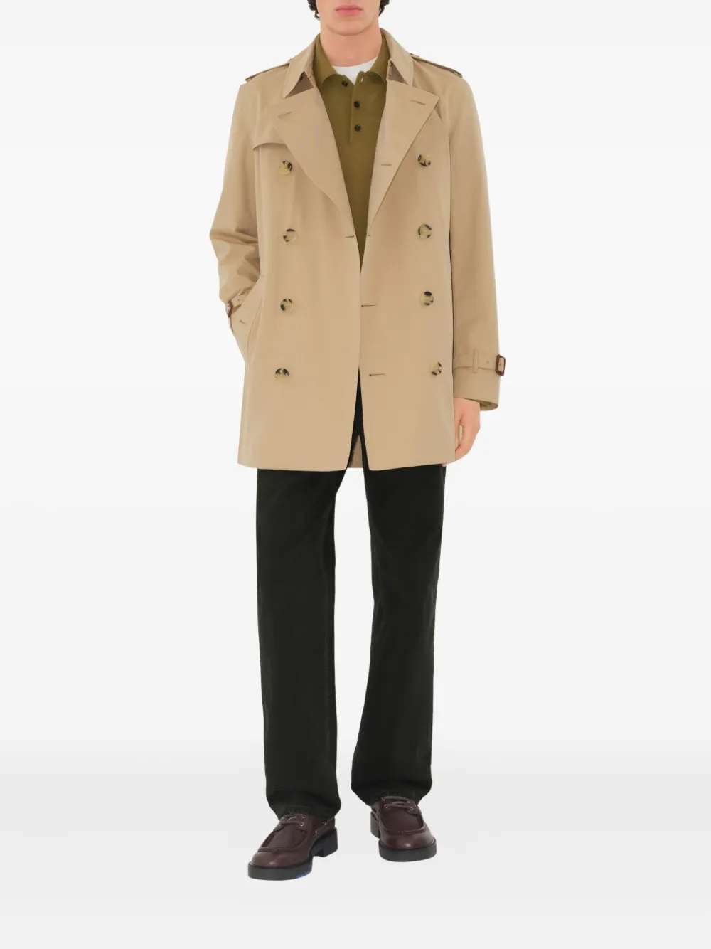 Burberry gabardina con doble botonadura y cinturón | Gabardinas | Image 2