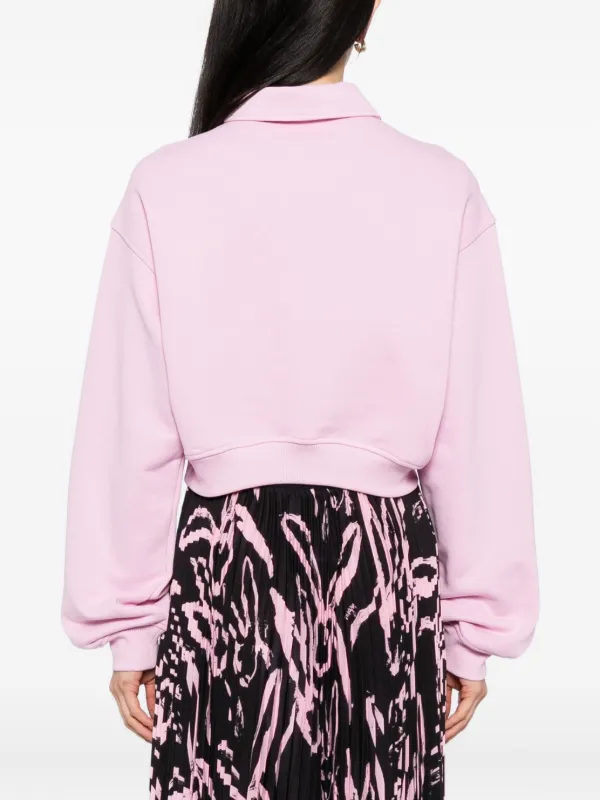 MSGM logo-embroidered Top | Pink | FARFETCH CA