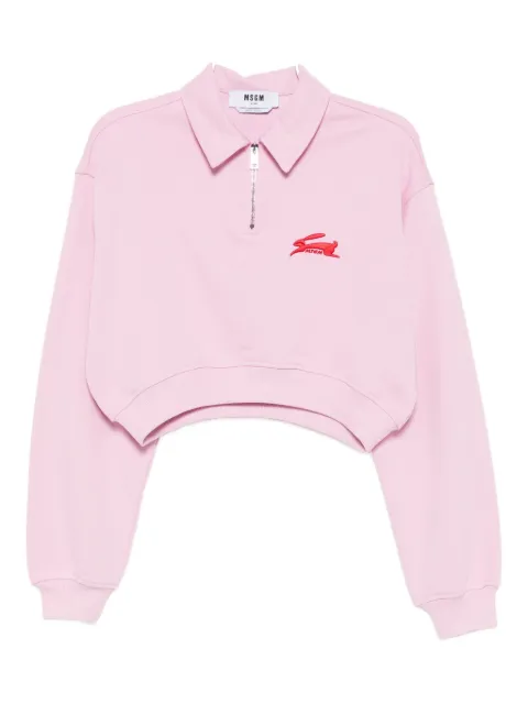 MSGM top con logo bordado