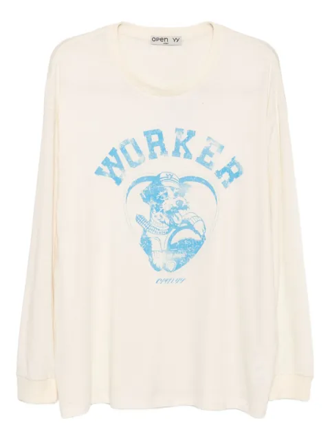 Open YY graphic-print T-shirt