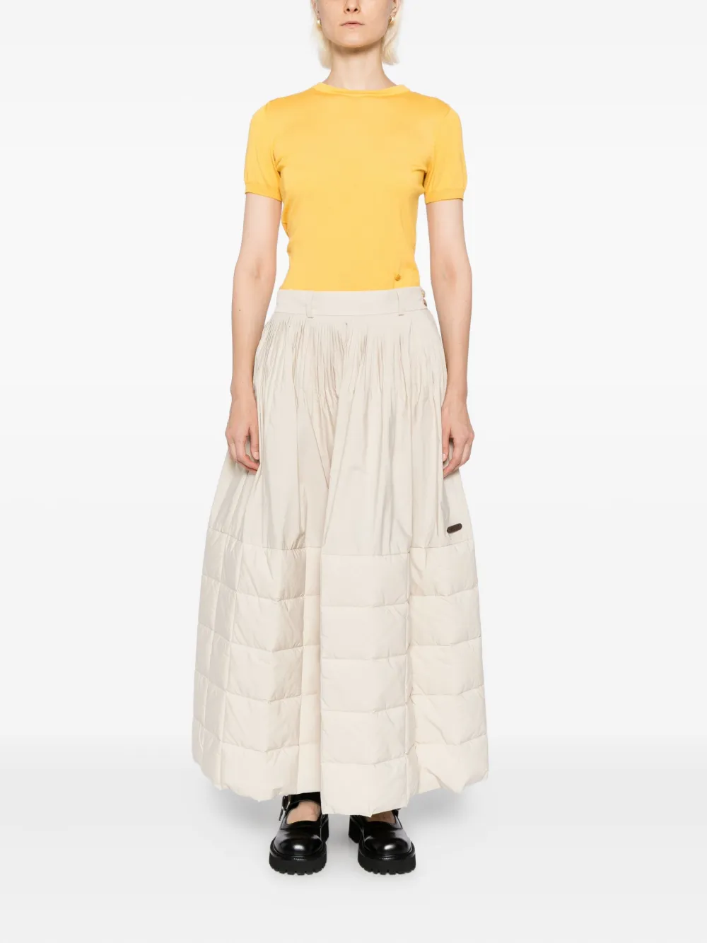 Moschino Gewatteerde rok - Beige