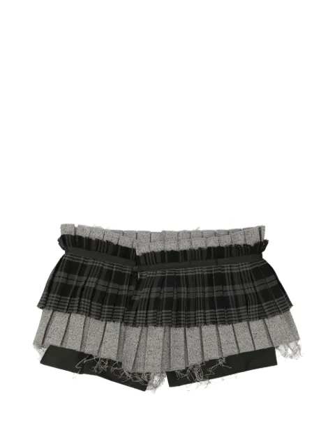 Open YY pleated pocket belt 