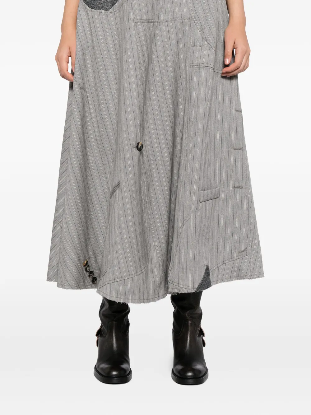 Moschino Asymmetrische jurk Grijs