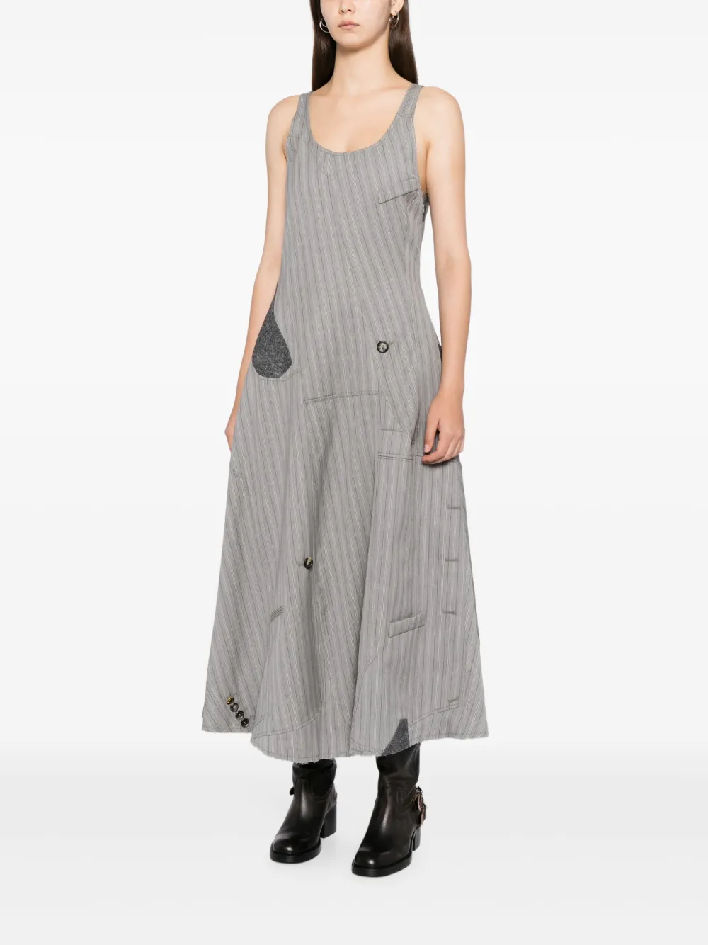 Moschino Asymmetrische jurk Grijs