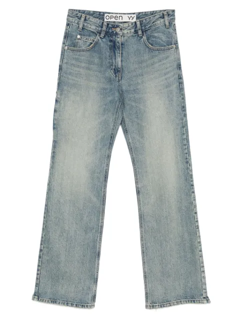 Open YY frayed-hem jeans