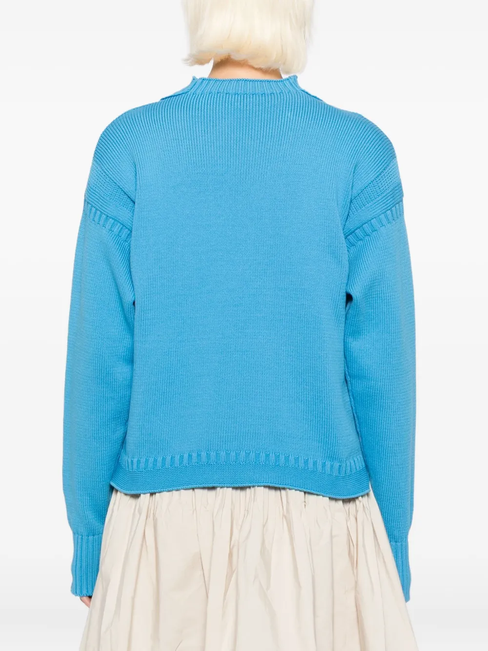 Moschino Trui van katoenblend Blauw