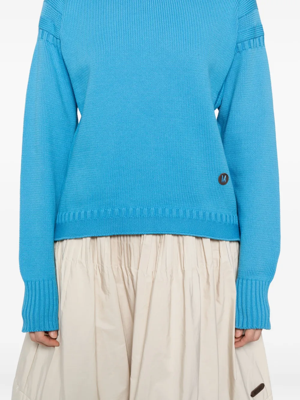 Moschino Trui van katoenblend Blauw