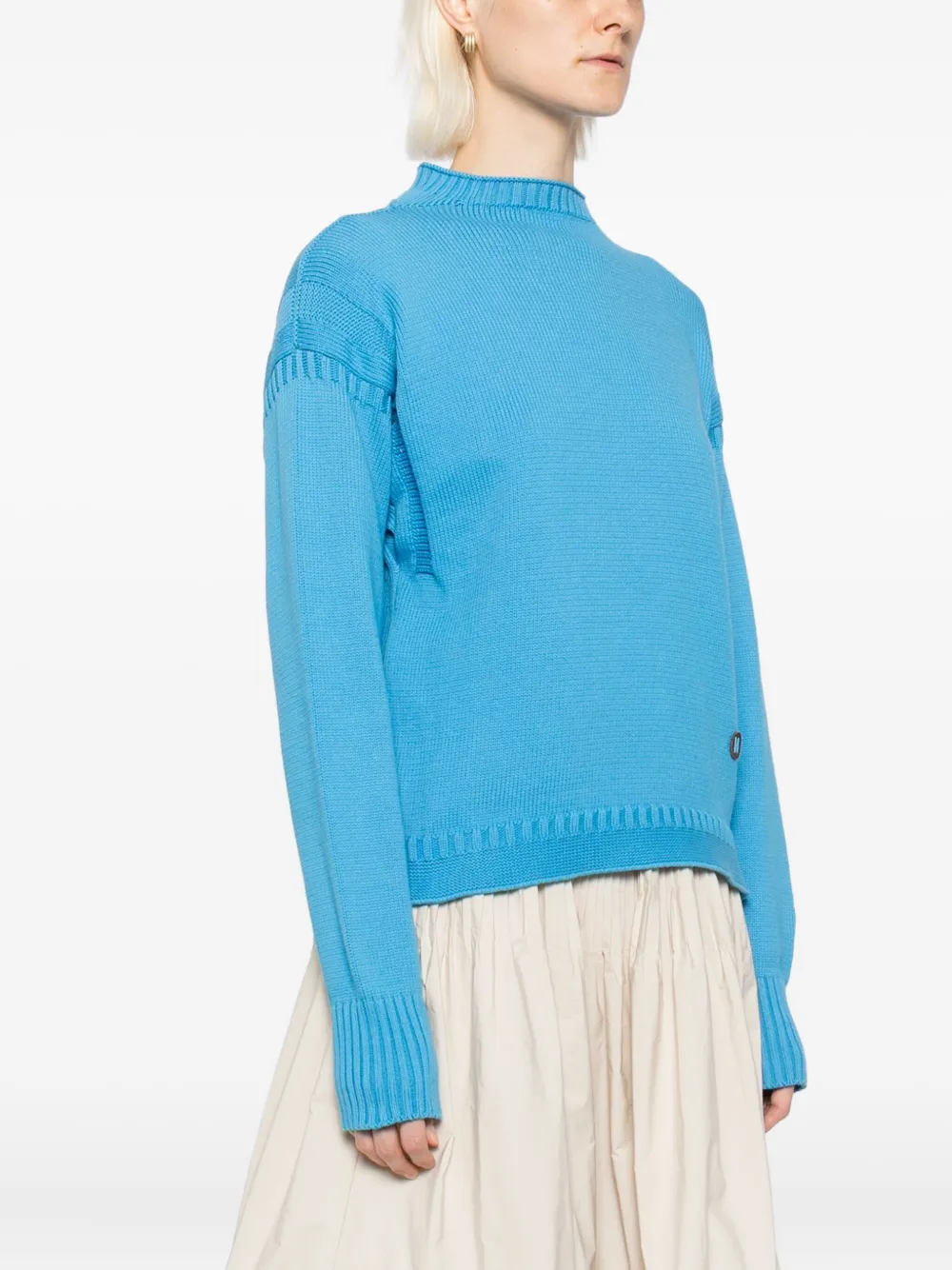 Moschino Trui van katoenblend Blauw