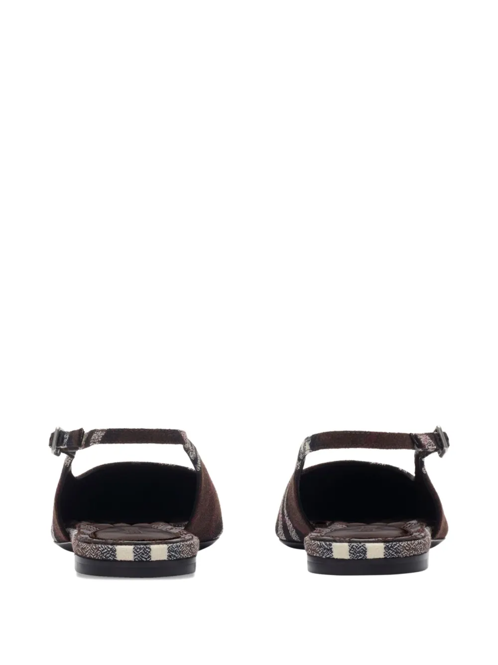 Burberry check slingback flat pumps | Image 2