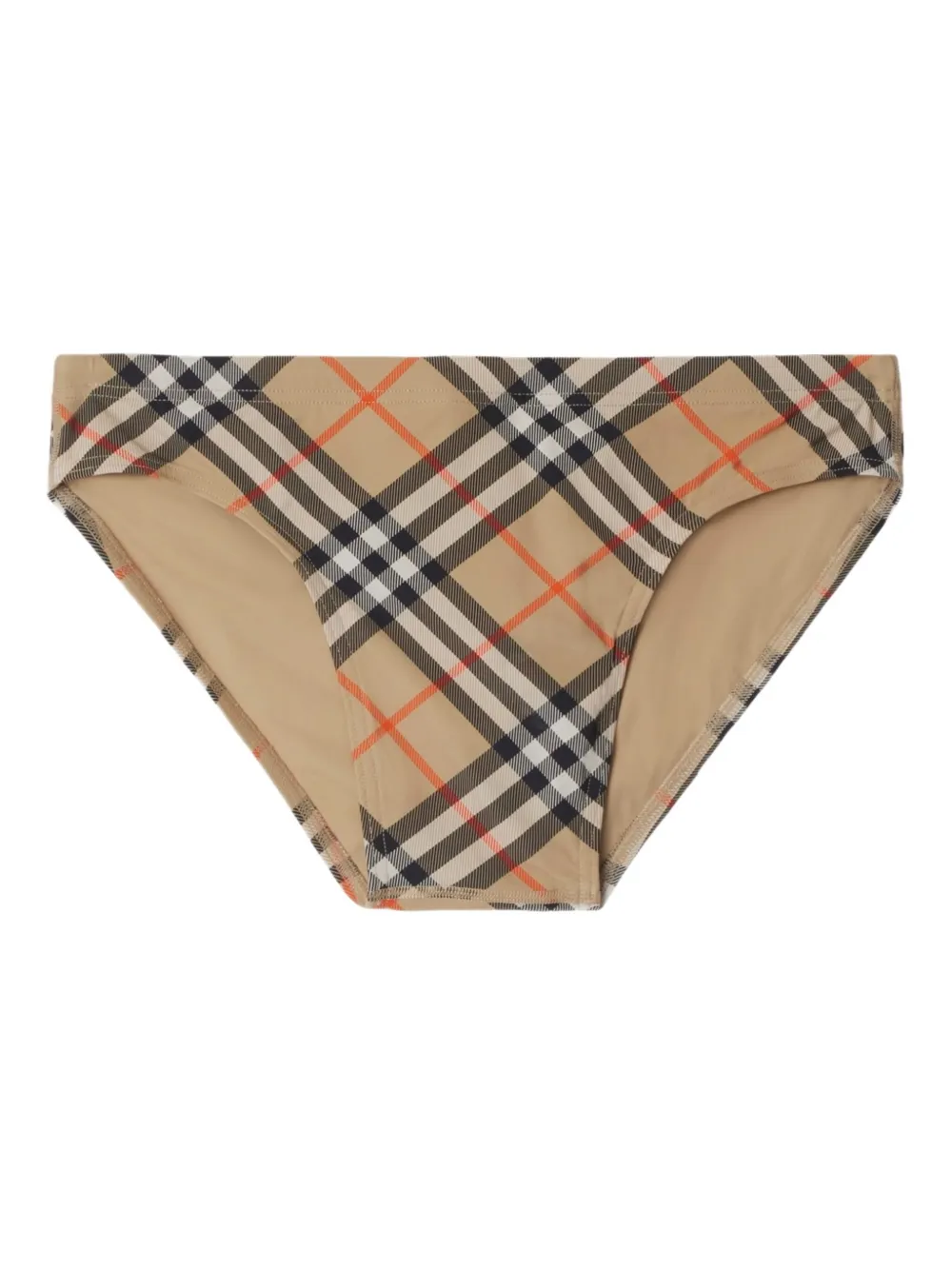 Burberry check-print swimming trunks - Neutrals