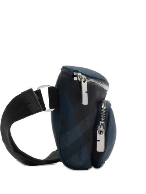 Burberry check-pattern belt bag