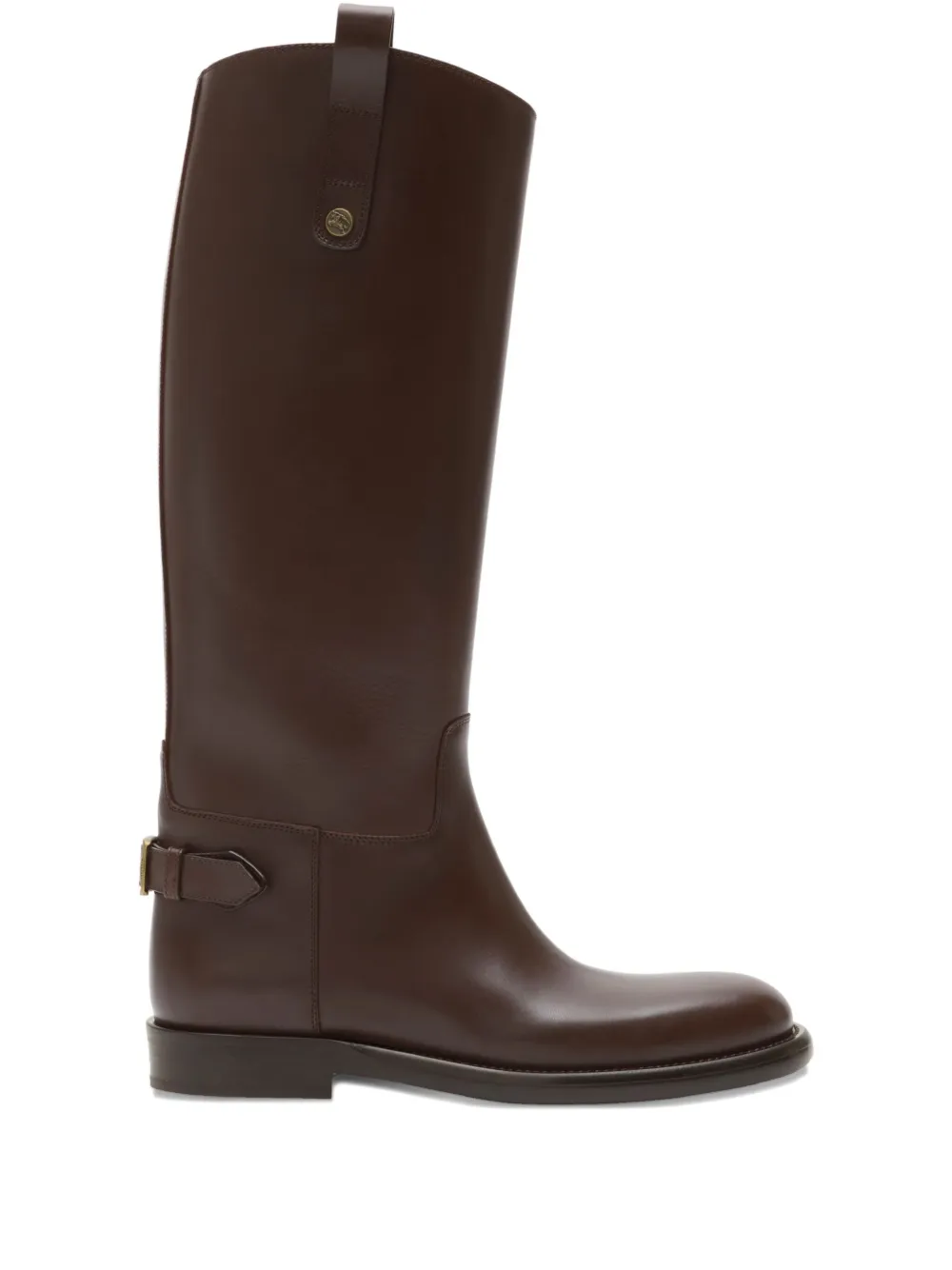 Burberry Cavalier Equestrian-Knight kalfsleren laarzen Bruin