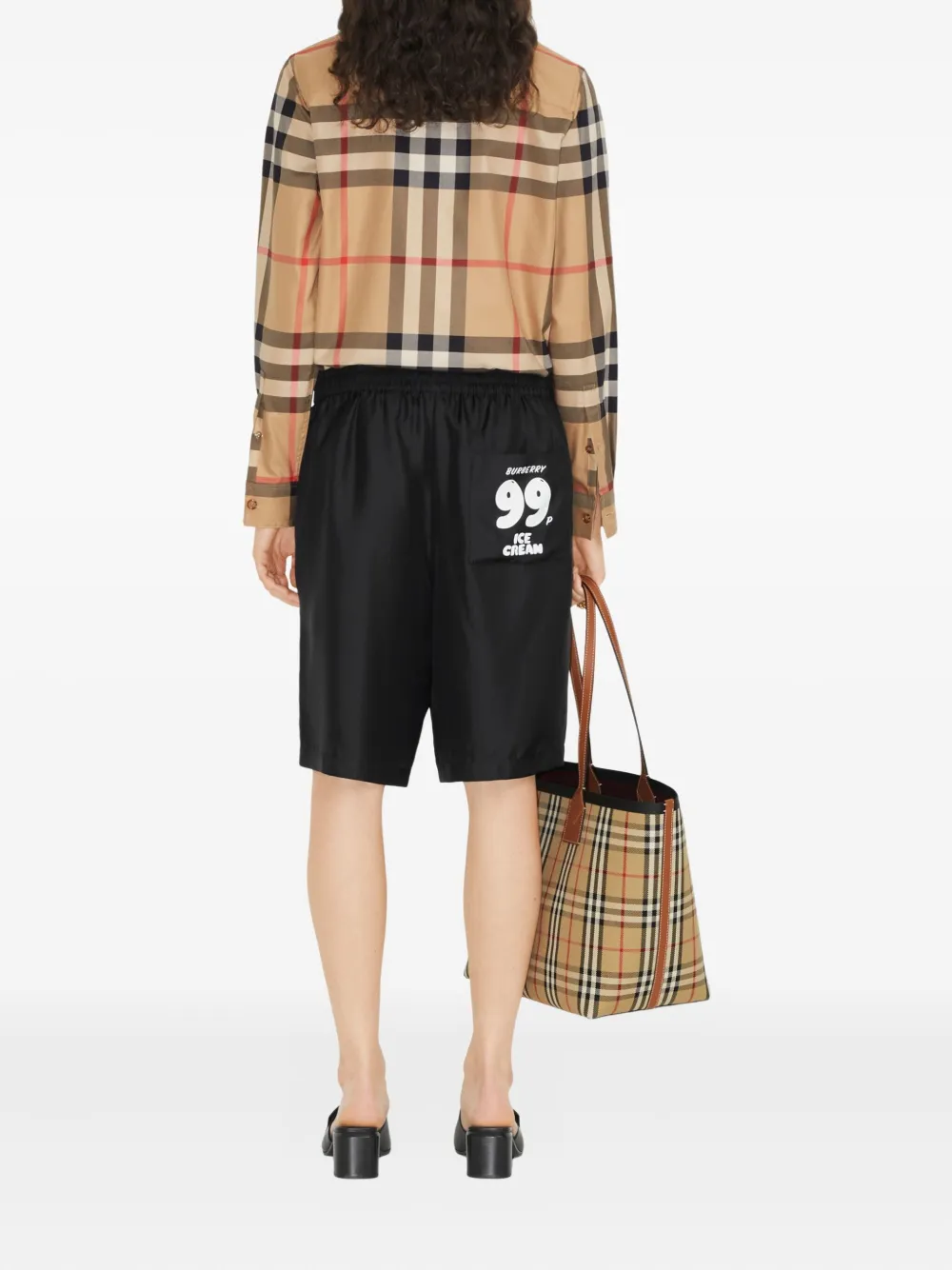 Burberry Vintage check blouse Bruin