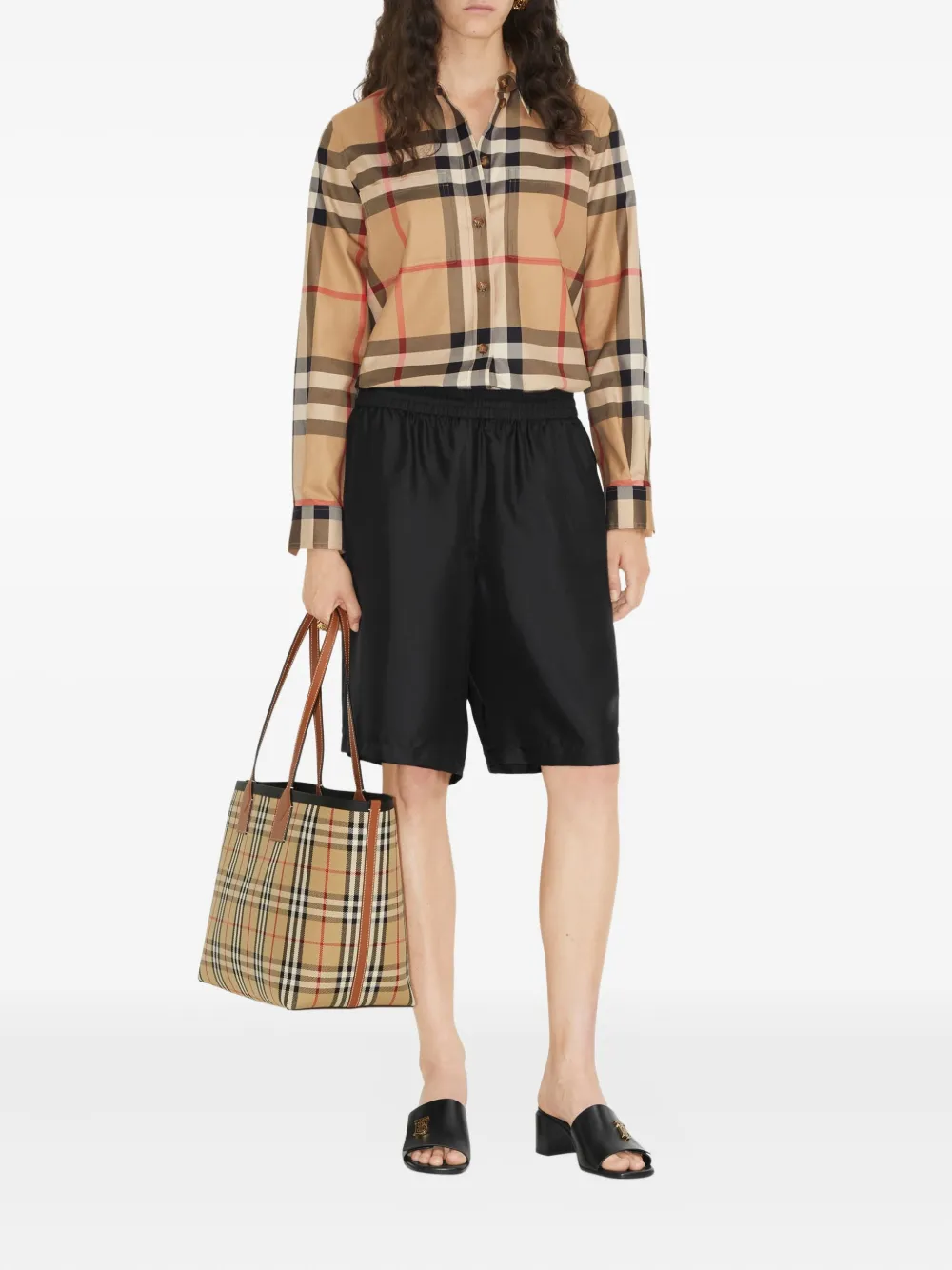 Burberry Vintage check blouse - Bruin
